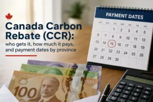 Calendário e cálculo da Rebate de Carbono Canadá 2026