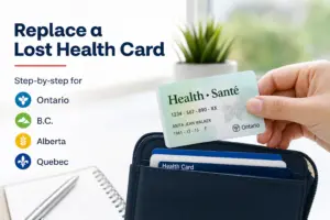 Replace a lost health card: step-by-step for Ontario, B.C., Alberta, and Quebec